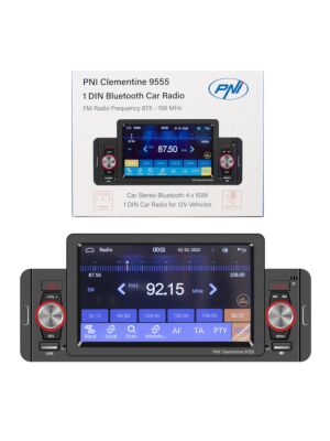 Auto MP5-Player PNI Clementine 9555 1DIN Display 5 Zoll 4 x 50W, Bluetooth, UKW-Radio, Carplay, RDS-Funktion