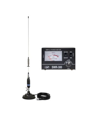 CB-Antenne PNI S75 mit Magnet und Reflektometer zur SWR-Messung