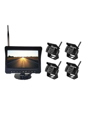 PNI TRK504 kabelloses Videoüberwachungsset für LKW-DVR mit LCD-Monitor und 4 Kameras