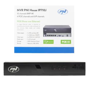 NVR POE PNI House IP710J, 10 Kanäle