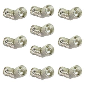 Set mit 10 Stück 90-Grad-Stecker PNI PL männlich - PL weiblich